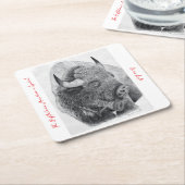 Dessous-de-verre Carré En Papier American Buffalo (Incliné)