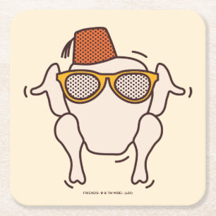 Dessous-de-verre Carré En Papier AMIS™   Action d'amitié