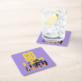 Dessous-de-verre Carré En Papier AMIS™ | Aller long devis (En situation)