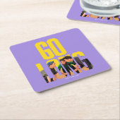 Dessous-de-verre Carré En Papier AMIS™ | Aller long devis (Incliné)