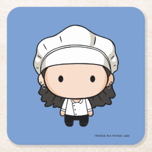 Dessous-de-verre Carré En Papier AMIS™ Monica Chibi