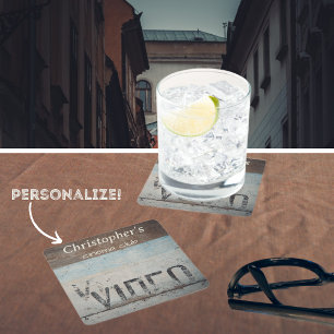 Dessous-de-verre Carré En Papier Amoureux de cinéma cinéphile de style loft urbain