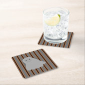 Dessous-de-verre Carré En Papier Amusants et Fantômes d'Halloween (En situation)