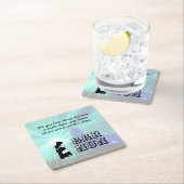 Dessous-de-verre Carré En Papier Amusement Nun - humour propre, Catholique Night Cl (En situation)