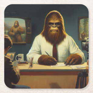 Dessous-de-verre Carré En Papier Ancre Bigfoot News