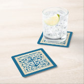 Dessous-de-verre Carré En Papier Ancres Aweigh ! (En situation)