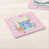 Dessous-de-verre Carré En Papier Anime Tom et Jerry Strawberry Fun (Incliné)