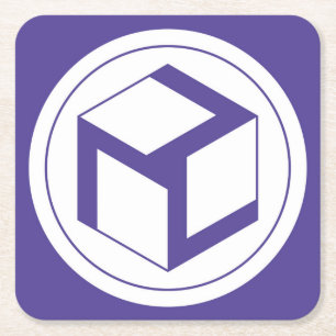 Dessous-de-verre Carré En Papier Antahkarana - Yin femelles Antahkarana