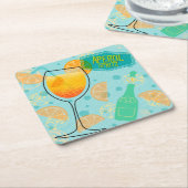Dessous-de-verre Carré En Papier Aperol SpritzSquare (Incliné)