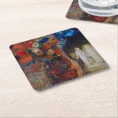 Dessous-de-verre Carré En Papier Apparition, Redon (Incliné)