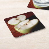 Dessous-de-verre Carré En Papier Apple (Incliné)