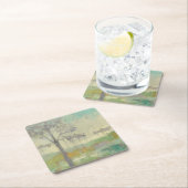 Dessous-de-verre Carré En Papier Arbre (En situation)