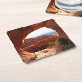 Dessous-de-verre Carré En Papier Arche de partition au Parc national des Arches (Incliné)