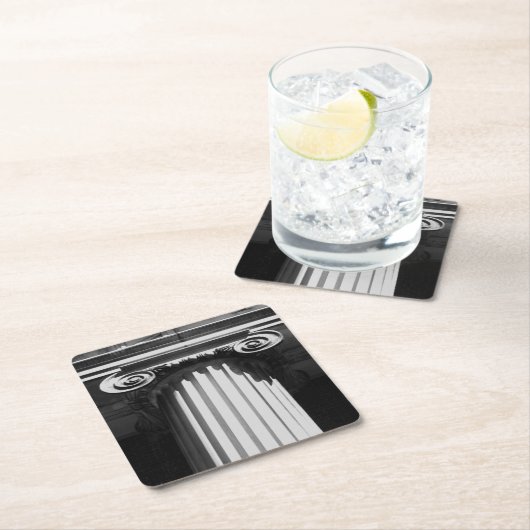 Dessous-de-verre Carré En Papier Architecture NYC I (En situation)