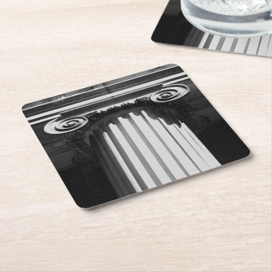 Dessous-de-verre Carré En Papier Architecture NYC I (Incliné)