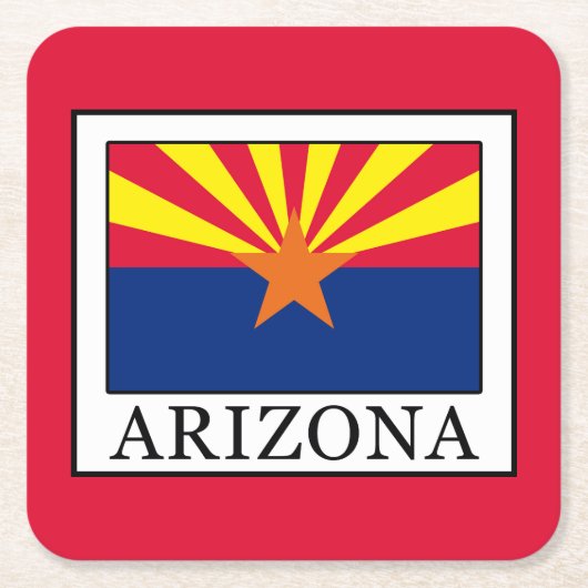 Dessous-de-verre Carré En Papier Arizona (Devant)