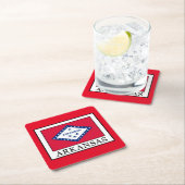 Dessous-de-verre Carré En Papier Arkansas (En situation)