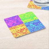 Dessous-de-verre Carré En Papier Armoire pop art (Incliné)