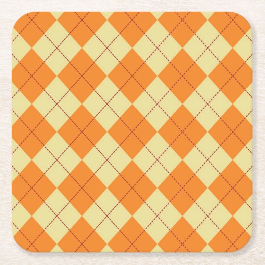 Dessous-de-verre Carré En Papier Arrière - plan de chandail (Devant)