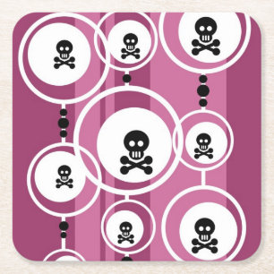 Dessous-de-verre Carré En Papier Arrière - plan grunge