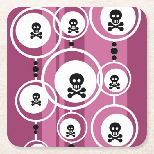 Dessous-de-verre Carré En Papier Arrière - plan grunge (Devant)