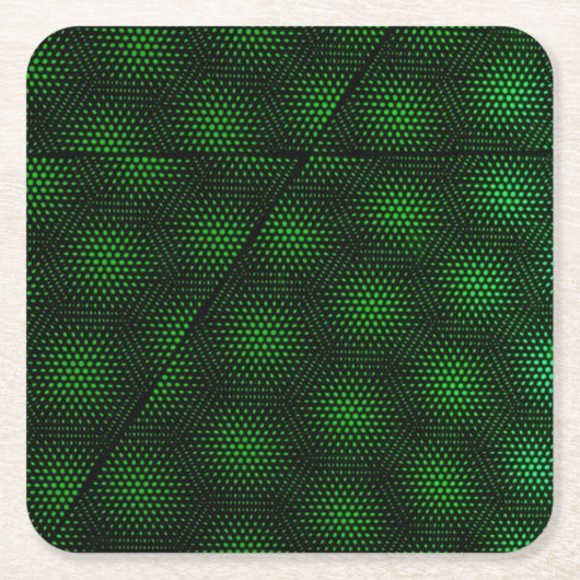Dessous-de-verre Carré En Papier Arrière - plan vert abstrait (Devant)