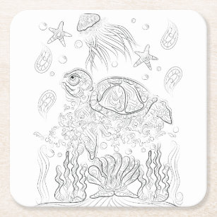Articles Dessin De Tortue Mer De Maison Decoration Zazzle Be