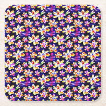 Art Nouveau Floral Boho Watercolo