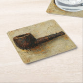 Dessous-de-verre Carré En Papier Art of Pipe (#13) (Incliné)