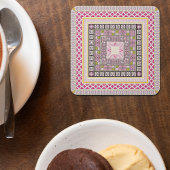 Dessous-de-verre Carré En Papier Art traditionnel