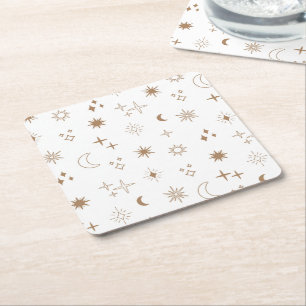 Dessous-de-verre Carré En Papier Astrologie Star Motif