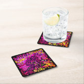 Dessous-de-verre Carré En Papier Attrape-moi si tu peux Pinky ! Beverage Coaster (En situation)