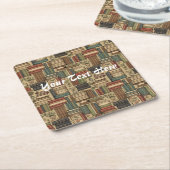 Dessous-de-verre Carré En Papier Auteur de livres (Incliné)