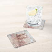 Dessous-de-verre Carré En Papier Autoportrait, Léonard de Vinci (En situation)