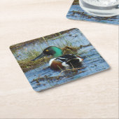 Dessous-de-verre Carré En Papier B25 Raquette nord (Incliné)