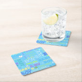 Dessous-de-verre Carré En Papier Baby Boy (En situation)