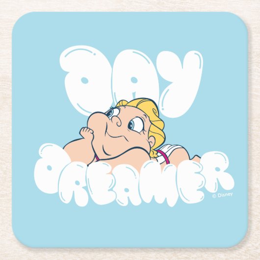 Dessous-de-verre Carré En Papier Baby Hercules - Day Dreamer Square Paper Coaster (Devant)