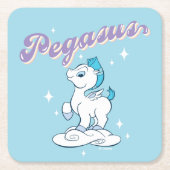 Dessous-de-verre Carré En Papier Baby Pegasus Square Paper Coaster (Devant)