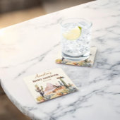 Dessous-de-verre Carré En Papier Baby shower Rustique Boho Wild West Boy