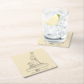 Dessous-de-verre Carré En Papier Bac à sable (En situation)