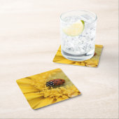 Dessous-de-verre Carré En Papier Bague (En situation)