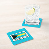 Dessous-de-verre Carré En Papier Bahamas (En situation)