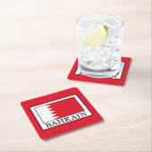 Dessous-de-verre Carré En Papier Bahreïn (En situation)