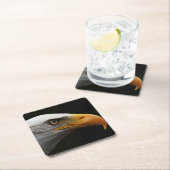 Dessous-de-verre Carré En Papier Bald Eagle (En situation)