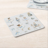 Dessous-de-verre Carré En Papier Ballet Nutcracker (Incliné)