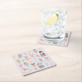 Dessous-de-verre Carré En Papier Ballet Nutcracker (En situation)