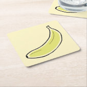 Dessous-de-verre Carré En Papier Banane (Incliné)