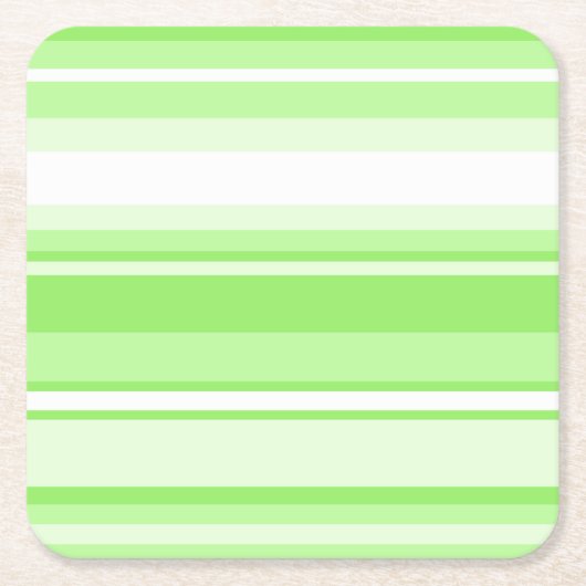 Dessous-de-verre Carré En Papier Bandes de chaux (Devant)