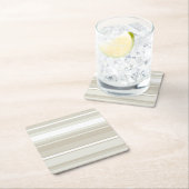 Dessous-de-verre Carré En Papier Bandes de grès (En situation)