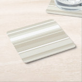 Dessous-de-verre Carré En Papier Bandes de grès (Incliné)